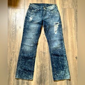 True Religion Men's Navy Jeans. Size 32. Like new